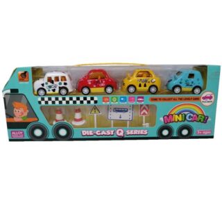 SET DE CARROS CON ACCESORIOS MINI CAR