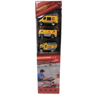 SET DE CARROS CON PISTA MODERN CITY