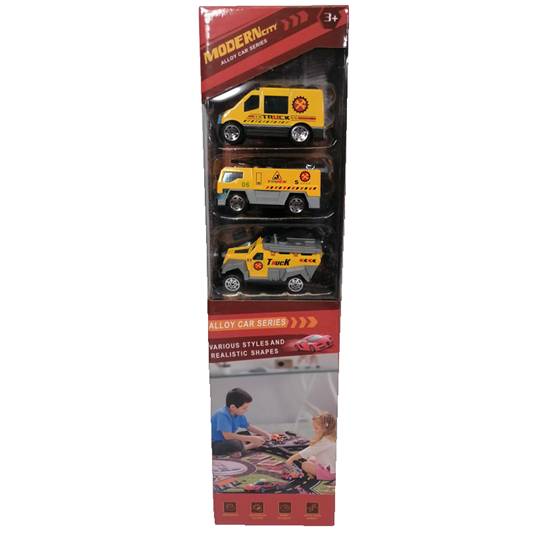 SET DE CARROS CON PISTA MODERN CITY