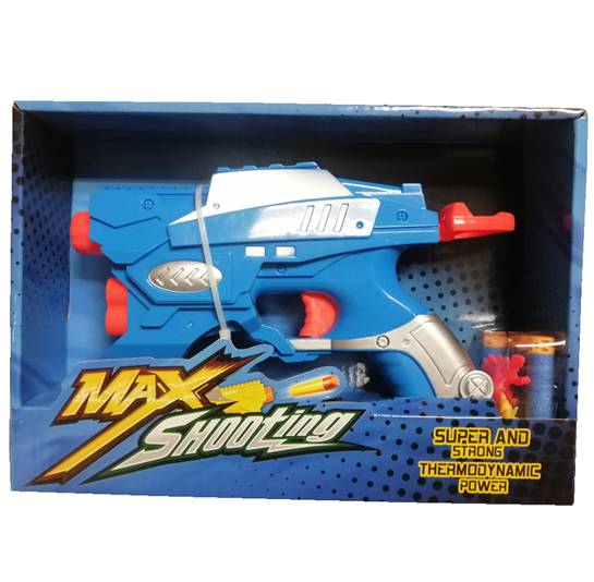 PISTOLA DE DARDOS MAX SHOOTING 23x17 CM