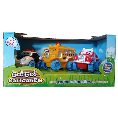 JUEGO AUTO DE HULE 3 PC