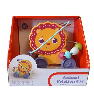 CARRO DE FRICCION DISEÑO LEON PARA BEBE