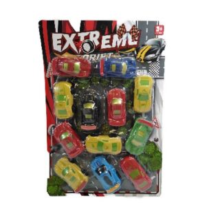 SET DE CARROS EXTREME 12 PC 40 CM
