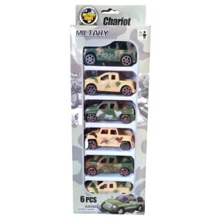 SET DE CARROS MILITARES 6 PC 8 CM