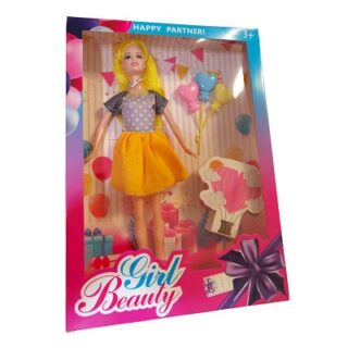 MUÑECA DE PLASTICO GIRL BEAUTY 29 CM