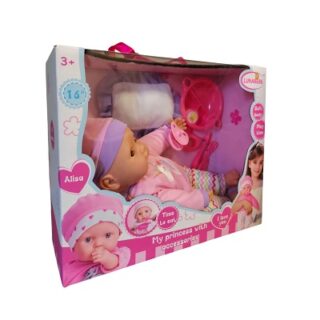 MUÑECA DE PLASTICO LUNABEBE 32 CM