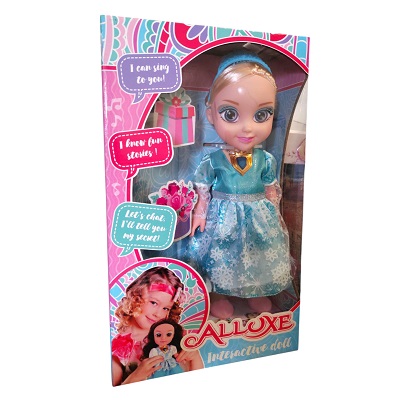 MUÑECA DE PLASTICO ALLOXE 37 CM