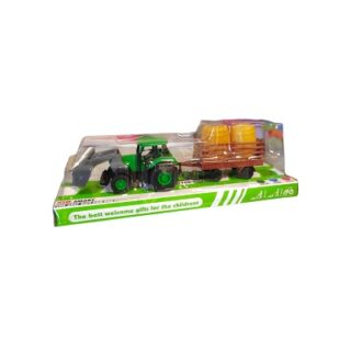 TRACTOR DE GRANJA DE PLASTICO 21 CM