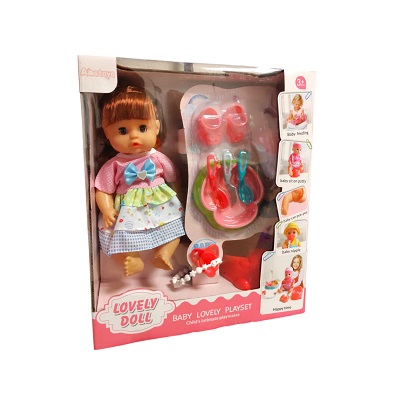 MUÑECA DE PLASTICO LOVELY DOLL 26 CM