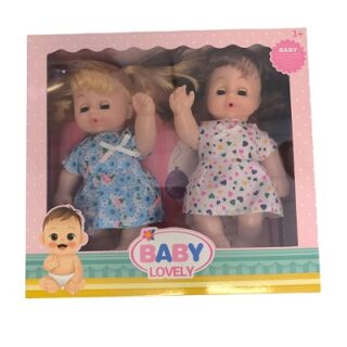 MUÑECA -BABY LOVELY- 2 PC 24 CM