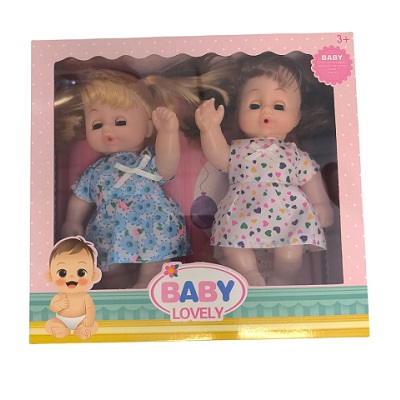 MUÑECA -BABY LOVELY- 2 PC 24 CM