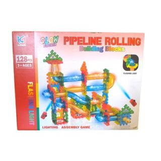 JUEGO DE BLOQUES DE CONSTRUCCION CON PISTA DE BOLAS