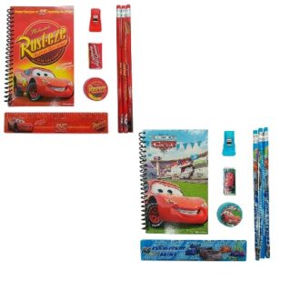 SET DE PAPELERIA DE DISNEY PIXAR CARS 8 PC