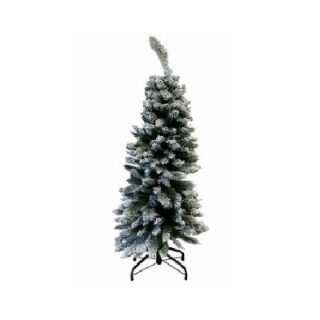 ARBOL NAVIDEÑO NEVADO 300 CM DELGADO LAPIZ