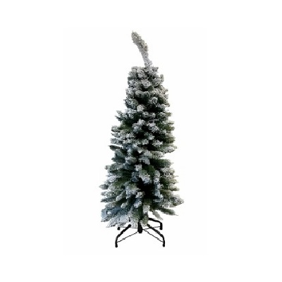 ARBOL NAVIDEÑO NEVADO 300 CM DELGADO LAPIZ