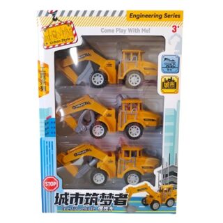 SET DE CAMIONES DE CONSTRUCCION 3 PC