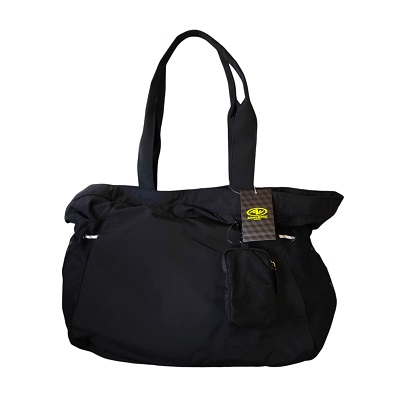 BOLSA PARA GIMNASIO COLOR NEGRO 44 CM