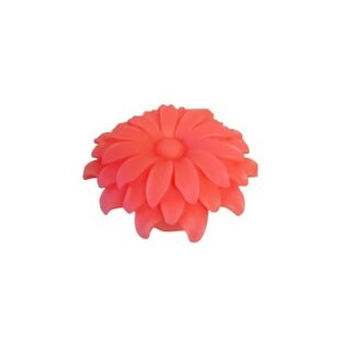 FLOR DE SILICONE CON LUZ 7 CM
