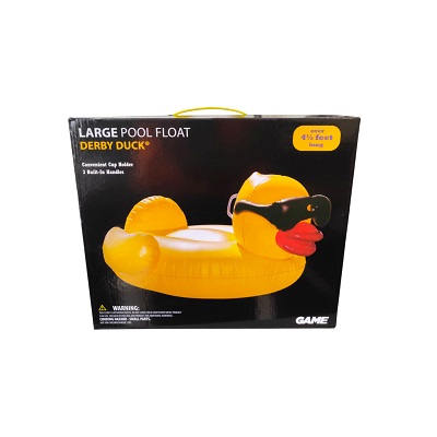 INFLABLE DE PATO PARA PSCINA 56 X 31 PULGADAS