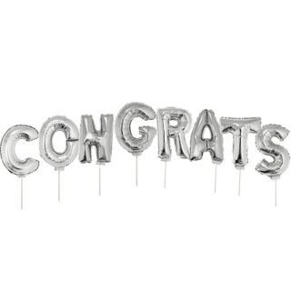 KIT DE GLOBO DE 8 PIEZAS- CONGRATS -