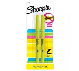 RESALTADOR 2 PC SHARPIE