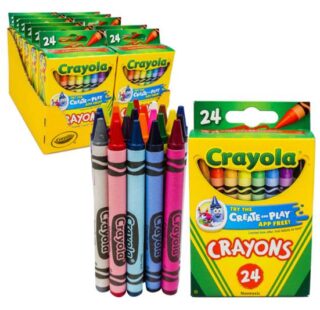 CRAYONES DE CERA 24 PC CRAYOLA