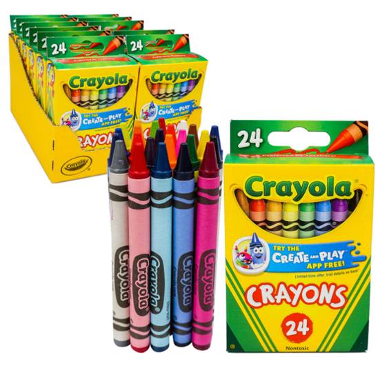 CRAYONES DE CERA 24 PC CRAYOLA