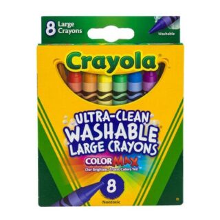CRAYONES DE CERA 8 PC CRAYOLA WASHABLE