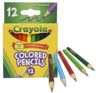 CRAYONES PEQUEÑOS DE MADERA CRAYOLA