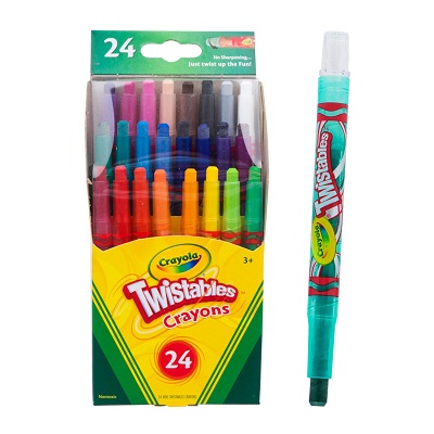 CRAYONES TWISTABLES CRAYOLA 24 PC