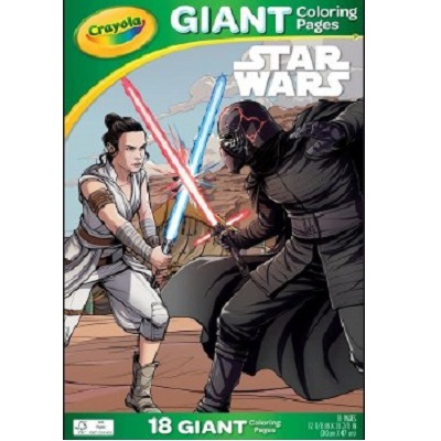 DIBUJOS PARA COLOREAR CRAYOLA 30 X 47 CM STAR WARS