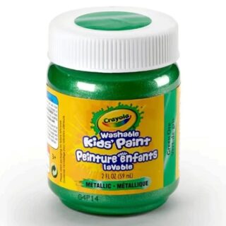 PINTURA LAVABLE CRAYOLA COLOR VERDE METALICO 2 ONZ