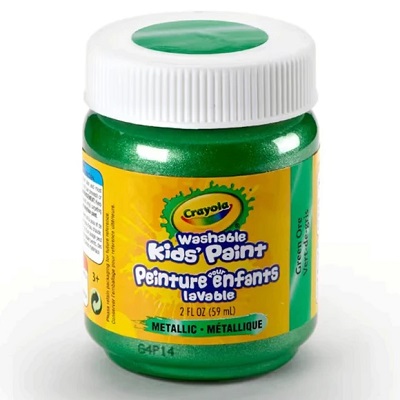 PINTURA LAVABLE CRAYOLA COLOR VERDE METALICO 2 ONZ