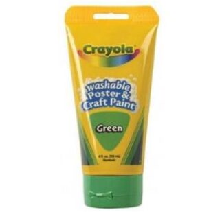 CRAYOLA WASHABLE POSTER & CRAFT PAINT GREEN 4 OZ