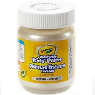 PINTURA LAVABLE CRAYOLA COLOR NACAR CON BRILLO 2 ONZ