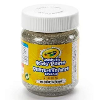 PINTURA LAVABLE CRAYOLA COLOR GRIS CON BRILLO 2 ONZ