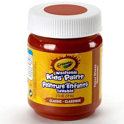 PINTURA LAVABLE CRAYOLA COLOR MARRON 2 ONZ