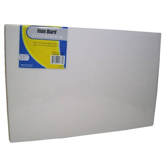 HOJA DE FOMY FOAM BOARD 12 pulg. X 18 pulg. IN