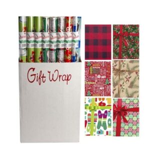 PAPEL DE RAGALO NAVIDEÑO DE 30 pulg. A X 16 pulg. L