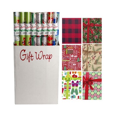 PAPEL DE RAGALO NAVIDEÑO DE 30 pulg. A X 16 pulg. L