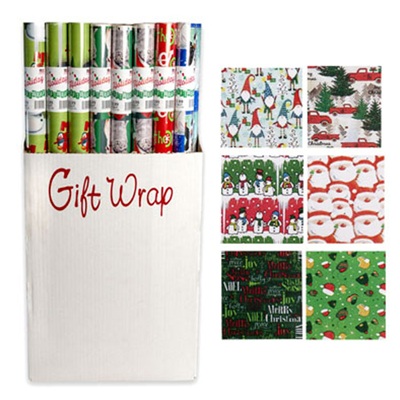 PAPEL DE REGALO NAVIDEÑO HOLIDAY GIFT WRAP 40FT