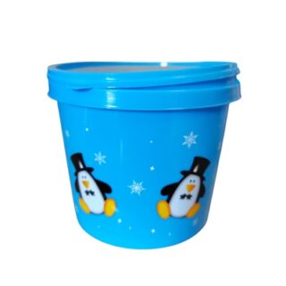 CUBETA PARA DULCES CON TAPA DE PLASTICO 11 CM