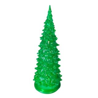 ARBOL DE NAVIDAD DE PLASTICO CON LUZ 19 CM