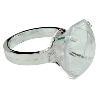 ANILLO DE DIAMANTE DE JUGUETE JUMBO 10 CM