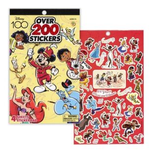 BLOCK DE STICKERS DEL 100 ANIVERSARIO DISNEY