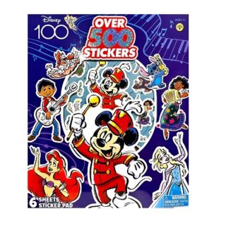 BLOCK DE STICKERS 100 AÑOS DISNEY -MAS DE 500-