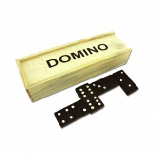 DOMINO EN CAJA DE MADERA