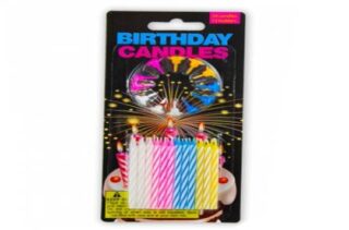 VELAS DE CUMPLEAÑOS 24 PC