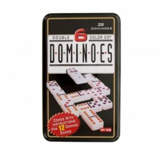 JUEGO DE DOMINO EN CAJA DE METAL