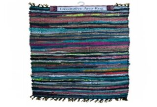 TAPETE DECORATIVA 24 X 26 PLG MULTICOLOR